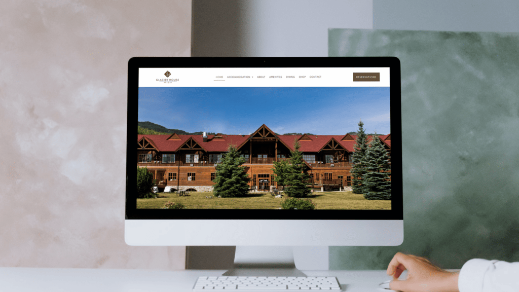 Glacier House Resort Mockup